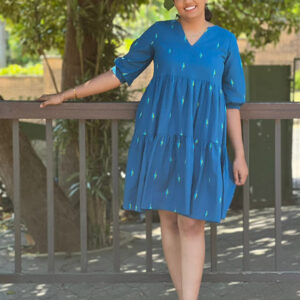 OnSite Desi - Blue Tiered Dress