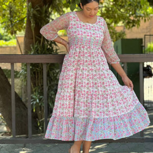 OnSite Desi - Bougainvillea Dress