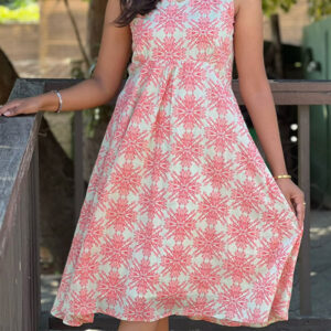 OnSite Desi - Orange Mist Midi Dress